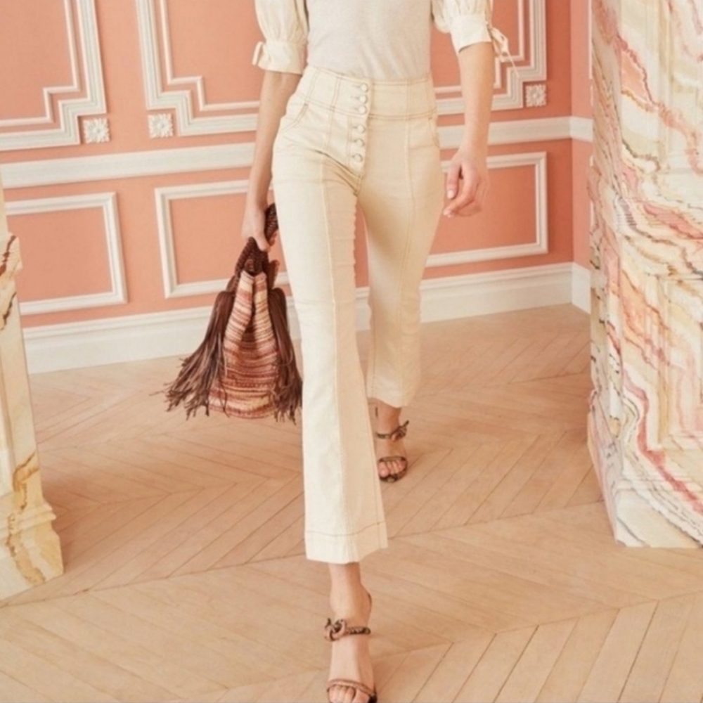 Ulla Johnson Ellis Jean In Blanc Size 4